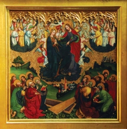 obraz Wniebowzięcia Najświętszej Maryi Panny w prezbiterium